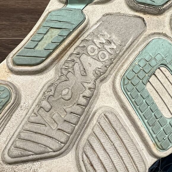 Hoka One One Bondi 7 Men's 12 Running Shoes 1110518 RTOS Blue Teal Orange - Picture 9 of 13